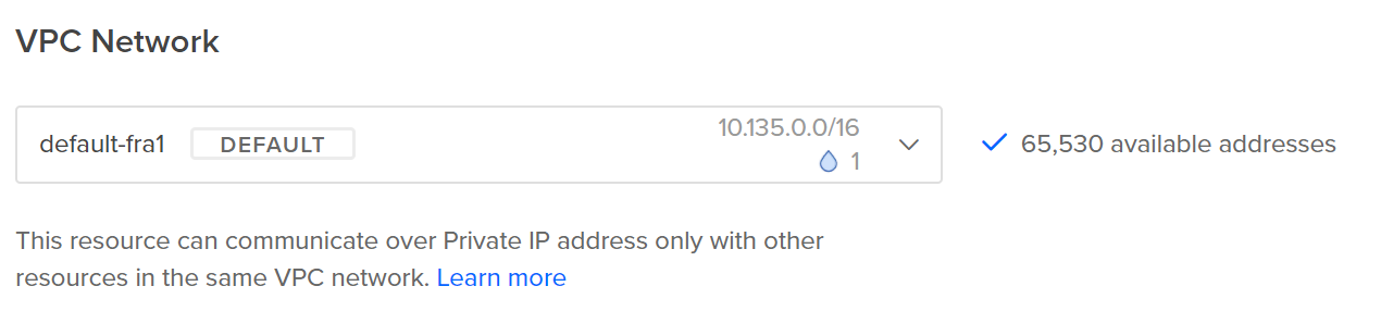 Choosing VPC